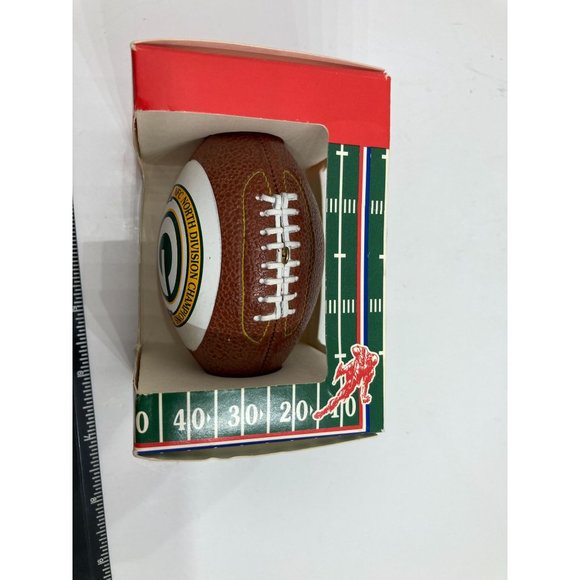 2002 NFC North Division Champions Green Bay Football Ornament in Box Touchdown T - Picture 7 of 10